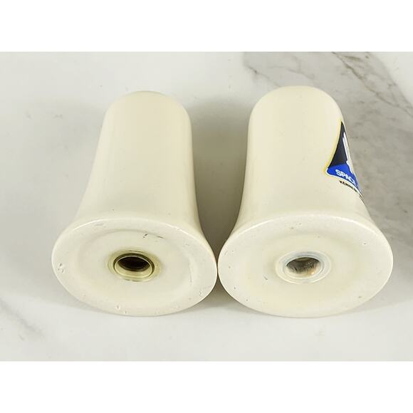 Salt & Pepper Shakers Space Shuttle 2 3/4" Kennedy Space Center Florida 80's Vtg - Picture 10 of 11